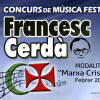 Convocada la XV edició del Concurs de Música Festera “Francesc Cerdà”