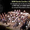 La SEM Santa Cecilia de l’Olleria, en Casa Santonja con «Recordando a Nino Bravo»