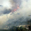 Un incendio en Benicolet (Vall d’Albaida) arrasa 1.480 hectáreas