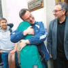 El Olleriense Isaac Sanabria, noticia en Chile, tras recuperar su trombón tras un incendio.