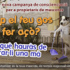 Campaña de concienciación para propietarios de animales domésticos