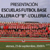 Presentación de los equipos de fútbol de l’Olleria