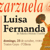 Teatro Goya:  domingo 23 de octubre  Zarzuela