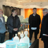 Maestros de la Real Fábrica de Cristal de La Granja, visitan l’Olleria.