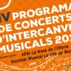 Concert d’intercanvi: AEM La Nova – SM La Vila de Bocairent