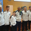 Componentes de la EEM Futbol Sala l’Olleria asisten a la conferencia de Marquinhos Xabier