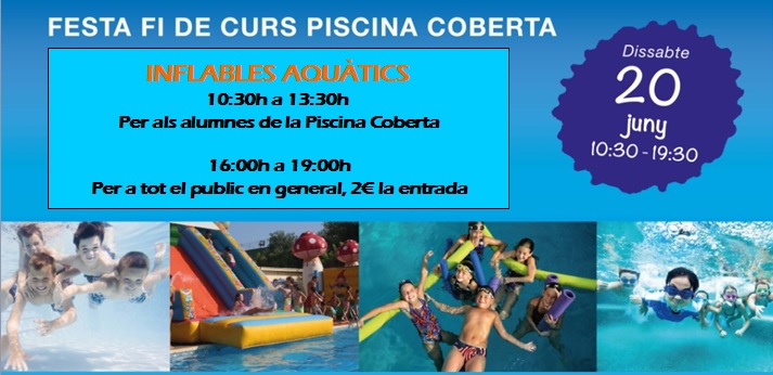 INFLABLES AQUATICS - DISSABTE 20
